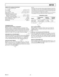 AD7233BNZ Datasheet Page 3