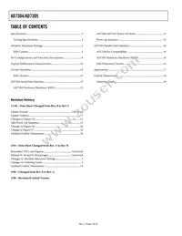 AD7305BRU-REEL7 Datasheet Page 2