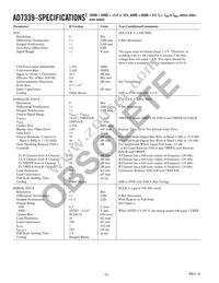 AD7339BSZ-REEL Datasheet Page 2