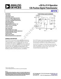 AD7376ARUZ50-REEL7 Datasheet Cover