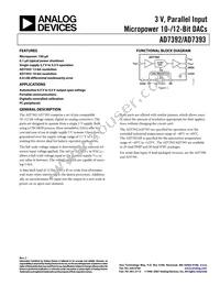 AD7392ANZ Datasheet Cover