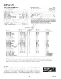 AD7472ARU-REEL7 Datasheet Page 6