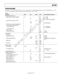 AD7482ASTZ Datasheet Page 3