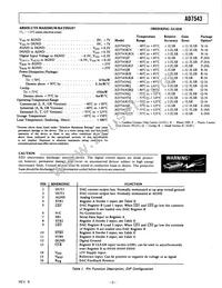 AD7543KR-REEL Datasheet Page 3