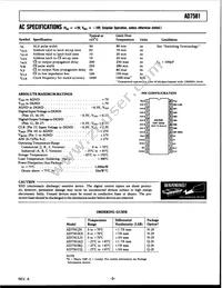 AD7581KN Datasheet Page 4