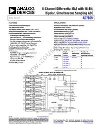 AD7609BSTZ-RL Datasheet Cover
