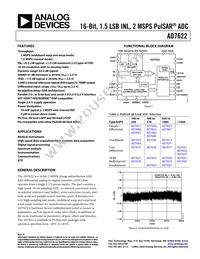 AD7622BCPZRL Datasheet Cover