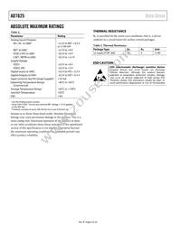 AD7625BCPZRL7 Datasheet Page 6