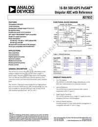 AD7652ASTZRL Datasheet Cover
