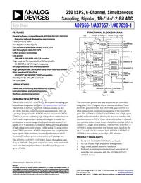 AD7656YSTZ-1-RL Datasheet Cover