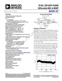 AD7691SRMZ-EP-RL7 Datasheet Cover