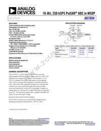 AD7694BRMZRL7 Datasheet Cover