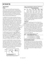 AD7706BRU-REEL7 Datasheet Page 22