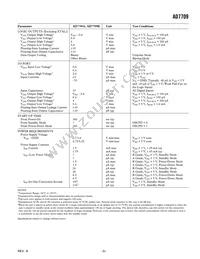AD7709ARU-REEL Datasheet Page 5