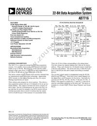 AD7716BPZ Datasheet Cover