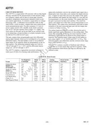 AD7731BRU-REEL7 Datasheet Page 22