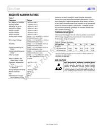 AD7771-4BCPZ-RL Datasheet Page 13