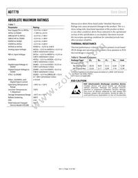 AD7779ACPZ-RL Datasheet Page 14