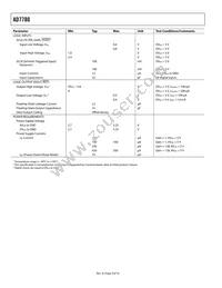 AD7780BRZ-REEL Datasheet Page 4
