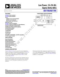 AD7788ARM-REEL Datasheet Cover