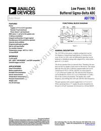 AD7790BRM Datasheet Cover