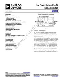 AD7791BRM Datasheet Cover