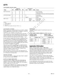 AD779KNZ Datasheet Page 8