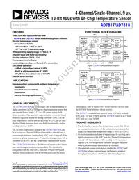 AD7817BRU-REEL7 Datasheet Cover