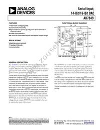 AD7849CR-REEL Datasheet Cover
