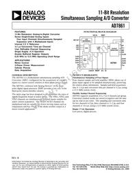 AD7861AP Datasheet Cover