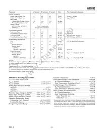 AD7892BR-3REEL Datasheet Page 3