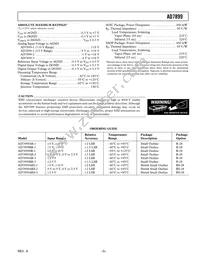 AD7899ARZ-2REEL Datasheet Page 5