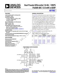 AD7902BRQZ-RL7 Datasheet Cover