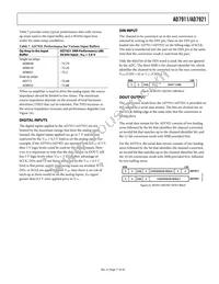 AD7921ARMZ-REEL Datasheet Page 17