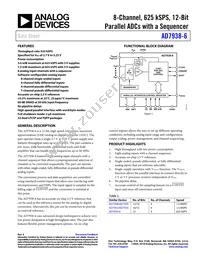 AD7938BCPZ-6 Datasheet Cover