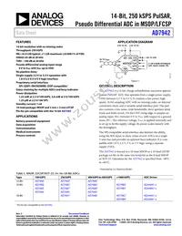 AD7942BCPZRL Datasheet Cover