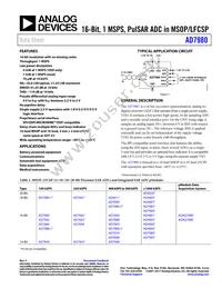 AD7980ACPZ-RL Datasheet Cover