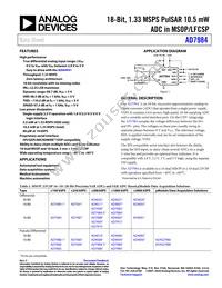 AD7984BCPZ-RL Datasheet Cover