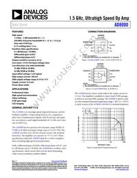 AD8000YRDZ-REEL Datasheet Cover