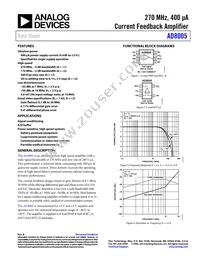 AD8005ARTZ-R2 Datasheet Cover