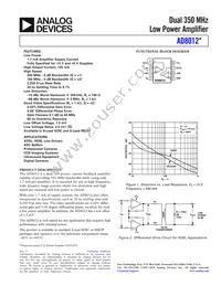 AD8012AR-REEL7 Datasheet Cover