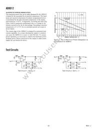 AD8012AR-REEL7 Datasheet Page 4