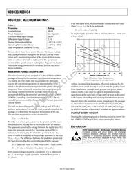 AD8034ARTZ-R2 Datasheet Page 6