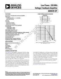 AD8039SRZ-EPR7 Datasheet Cover