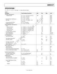 AD8039SRZ-EPR7 Datasheet Page 3