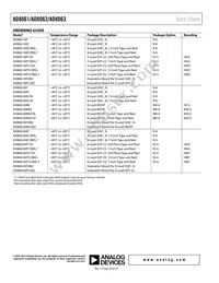 AD8063ARTZ-R2 Datasheet Page 20