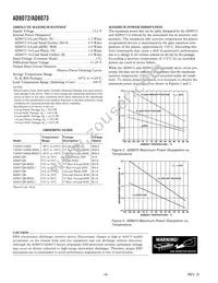 AD8073JR-REEL7 Datasheet Page 4