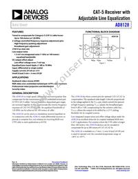 AD8128ACPZ-R2 Datasheet Cover