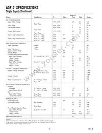 AD812AR-REEL7 Datasheet Page 4
