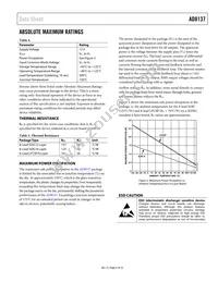 AD8137YCPZ-R2 Datasheet Page 9